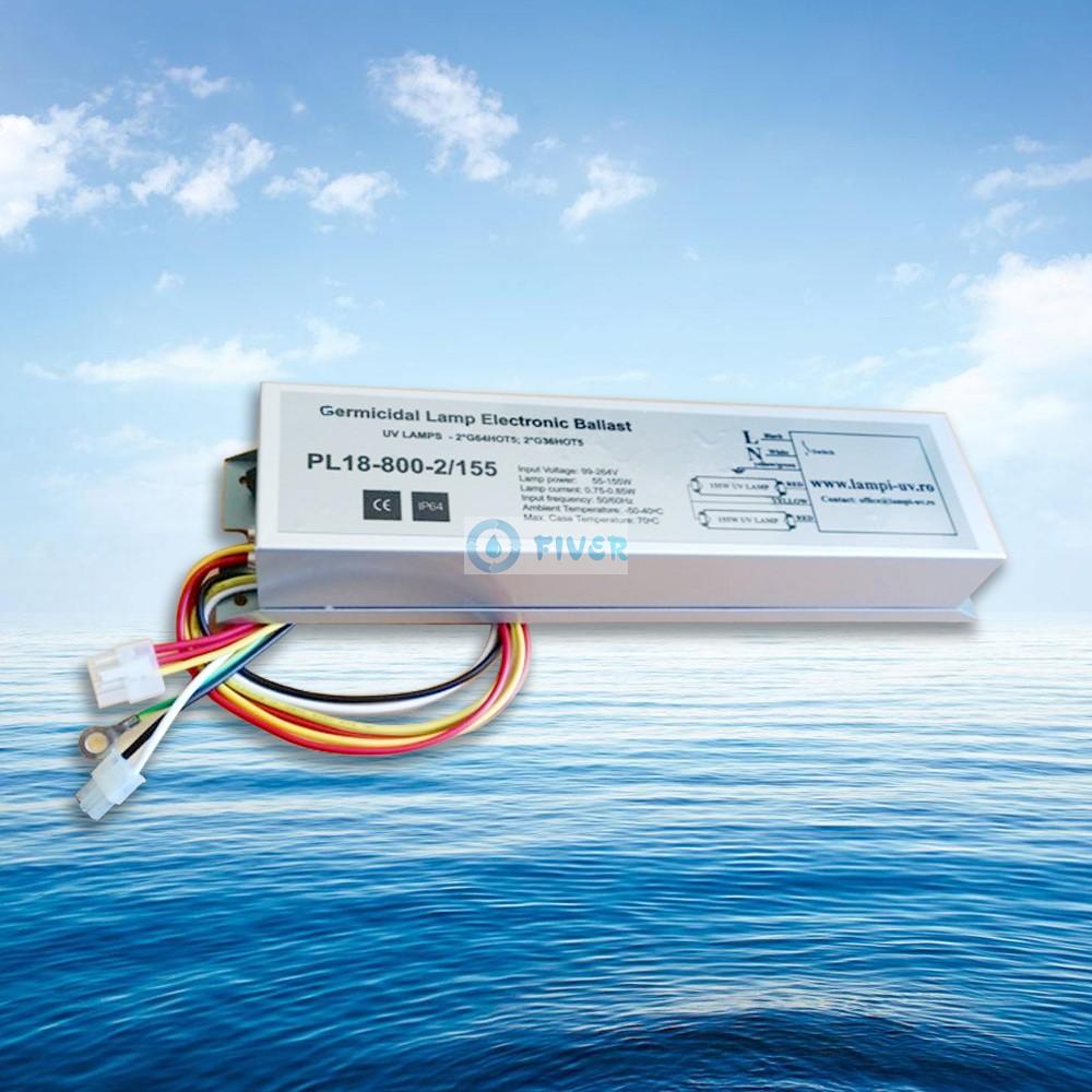2/155W UV Light Ballast To Replace Aquafine UV Ballast 43474-3 2/155W UV Light Ballast To Replace Aquafine UV Ballast 43474-3